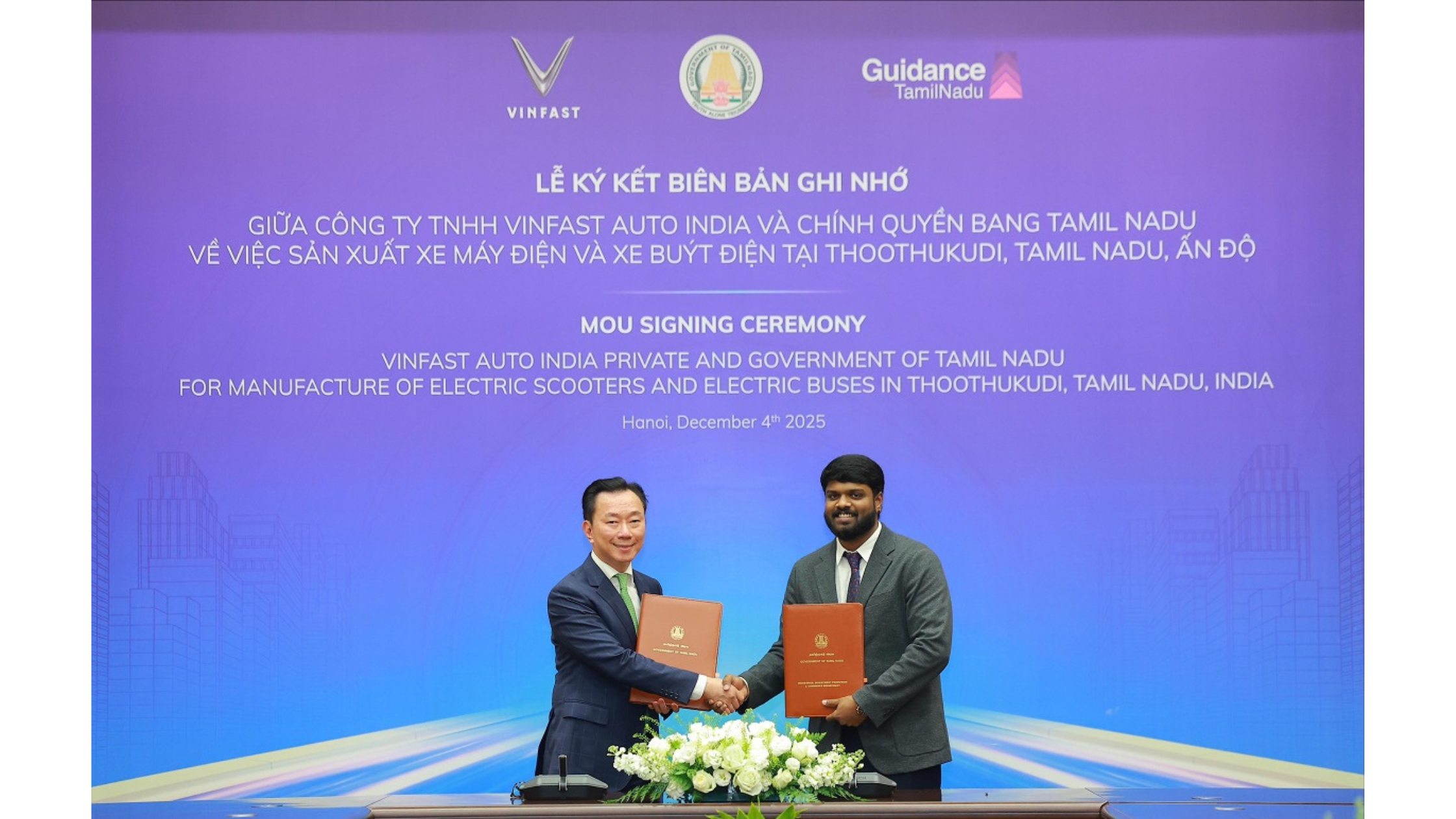 VinFast to Invest $500 Million in Tamil Nadu for Electric Bus and E ...